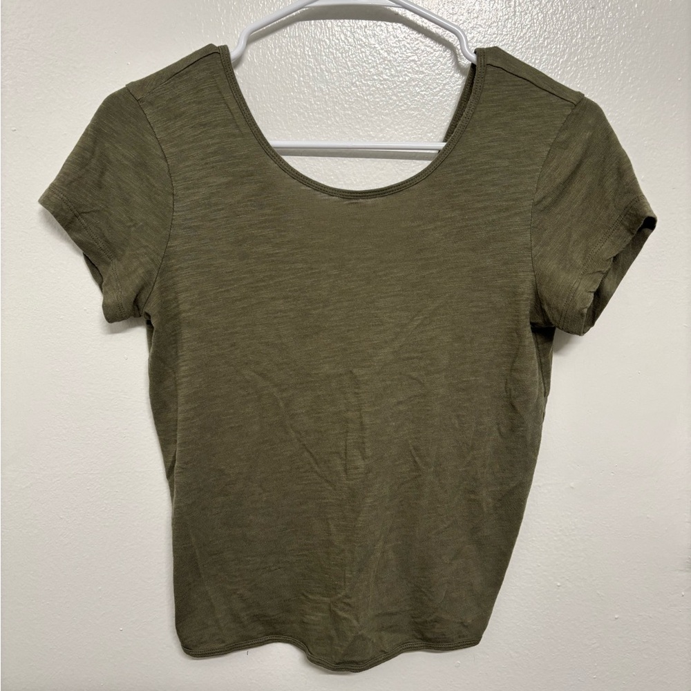 Abercrombie & Fitch Short Sleeve Twist Back Tee